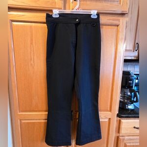 Ski Pants - Black Wool-lined